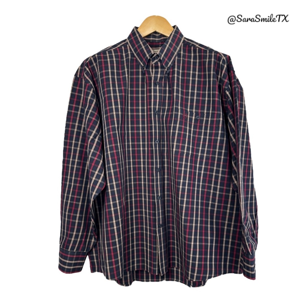 GUNNISON CREEK OUTFITTERS Plaid Long Sleeve Button Down Shirt